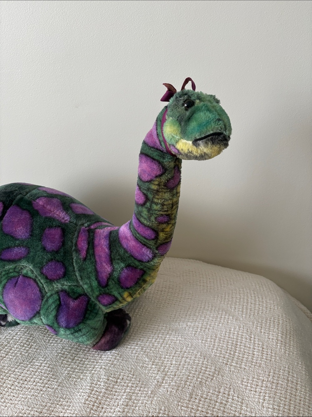 Melissa & Doug Posable Plush Dinosaur 16x48 inches nose to tail - Picture 3 of 16